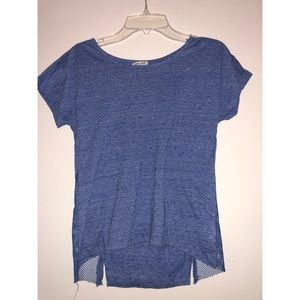 Girls Blue Short Sleeve Shirt